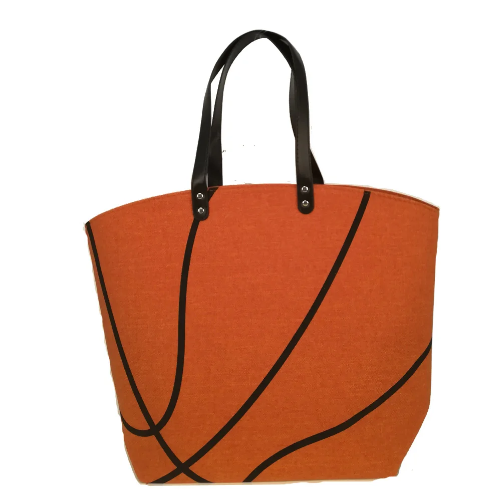 New Basketball Tote Wholesale Blanks Adult Basket ball Handbag DOMIL