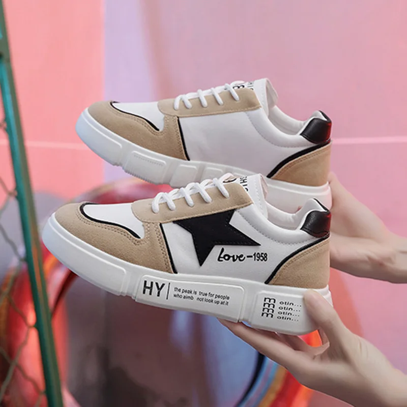 

Women 2019 Sneakers New Women Shoes Ins Tide Casual Breathable Shoes Sneakers Women White On The Platform Sports Shoes For Women