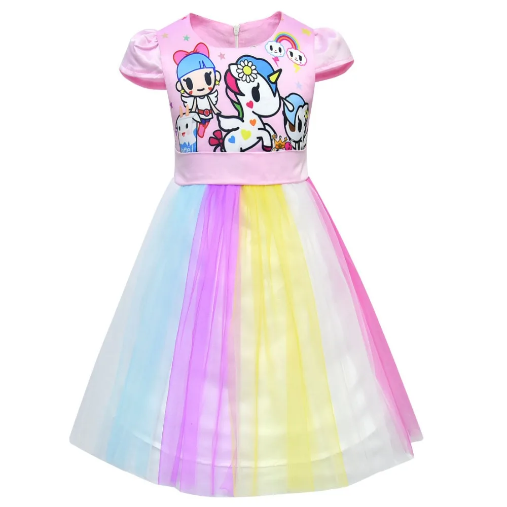 Sleeveless Unicorn Princess Party Dresses -Unicorn Fashion