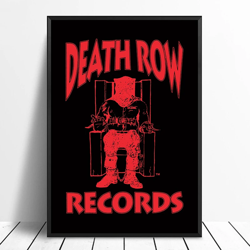 Альбомная обложка Deathrow с рисунком поп музыки искусство на холсте для гостиной