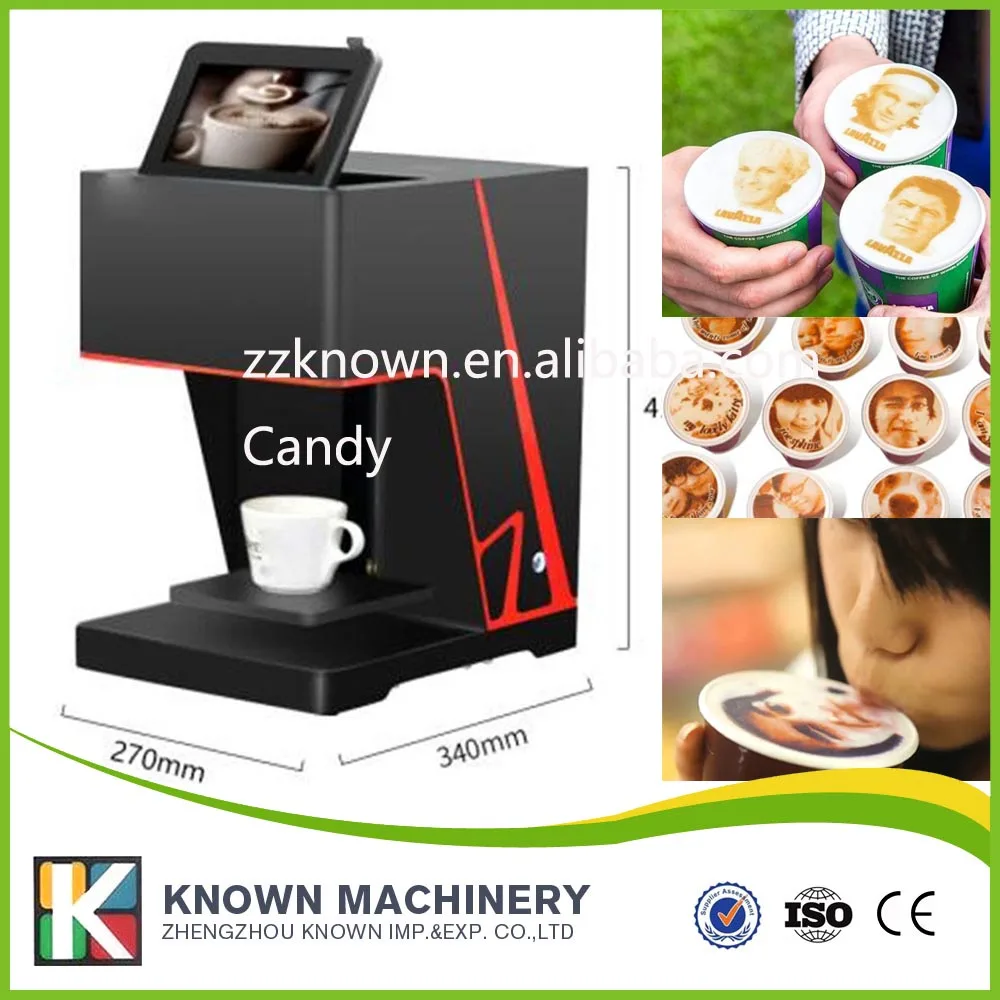 

600cups capacity Coffee Printer Didital Printing Machine with Edible Ink
