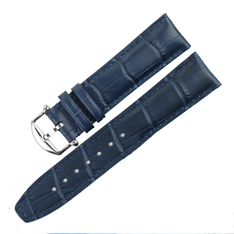 Топ бренд натуральная Аллигатор ремешок для IWC Португальский/Protofino кожаные ремешки для часов 20 мм часы с ремешком из кожи крокодила ремни - Цвет ремешка: Color 6