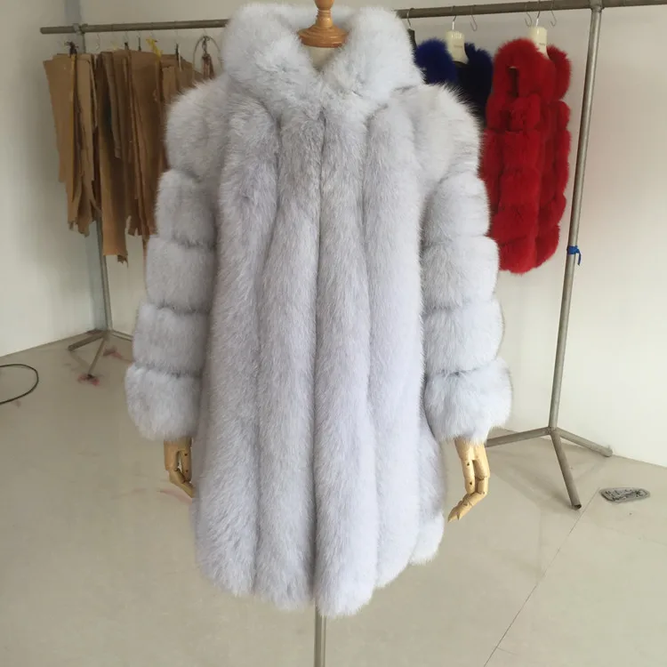 Real Fox Fur Coat,Super Fluffy Fashion 