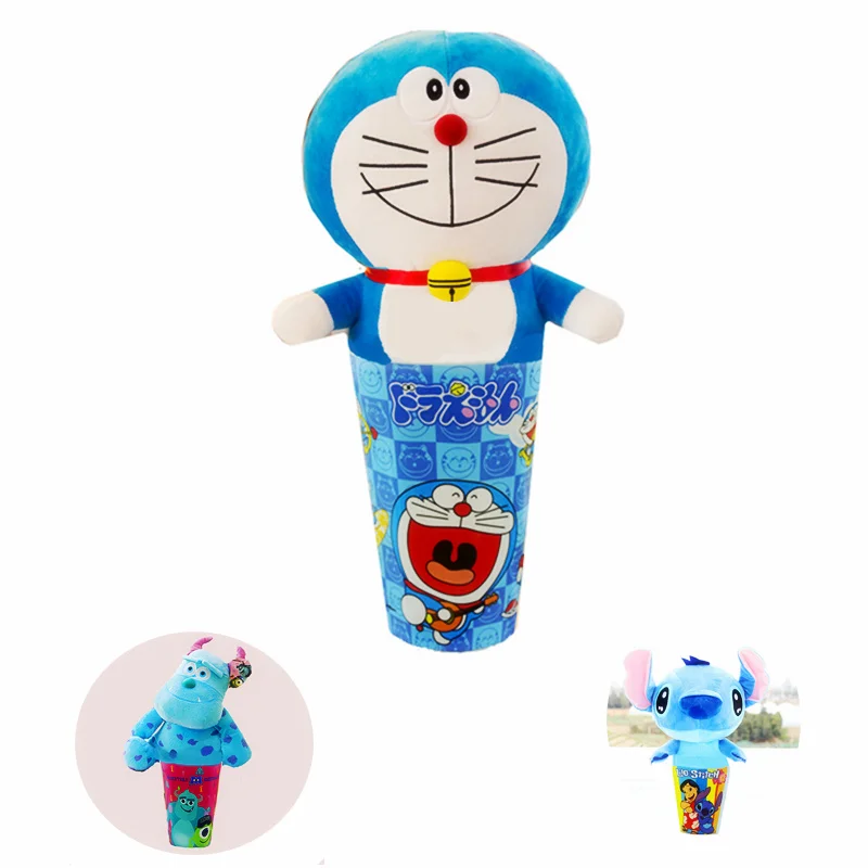 Чашки Игрушечные лошадки Мягкие Аниме фигурки стежка Doraemon Монстры университет