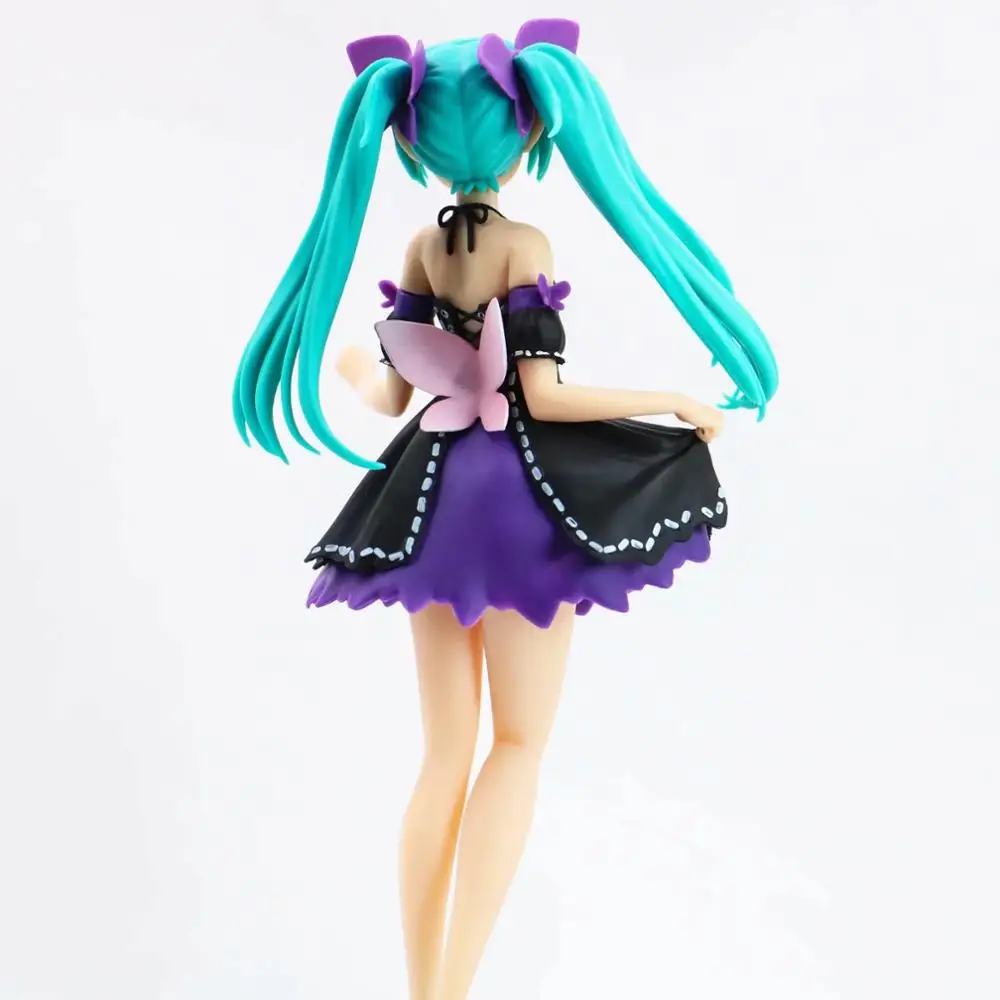 Аниме фигурки 23 см SPM проект Hatsune Miku luka фигурка темное готическое платье sega VOCALOID