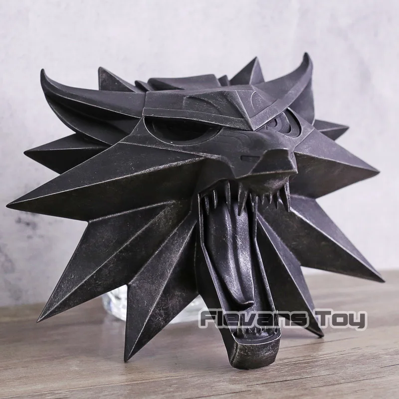 

The Witcher 3 Wild Hunt Witch Wolf Wall Sculpture Statue PVC Figure Collectible Model Toy Home Decoration Gift