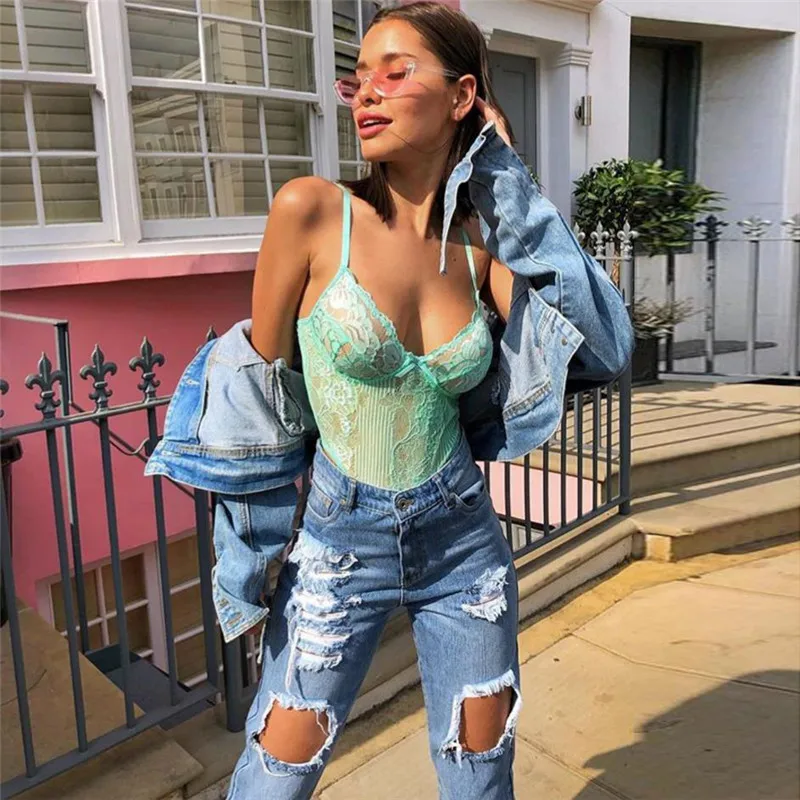 2019 Summer lace Sexy bodysuit women backless sheer Floral Embroidery Hollow Out bow black jumpsuit catsuit straps bodysuits 2019 Summer lace Sexy bodysuit women backless sheer Floral Embroidery Hollow Out bow black jumpsuit catsuit straps bodysuits