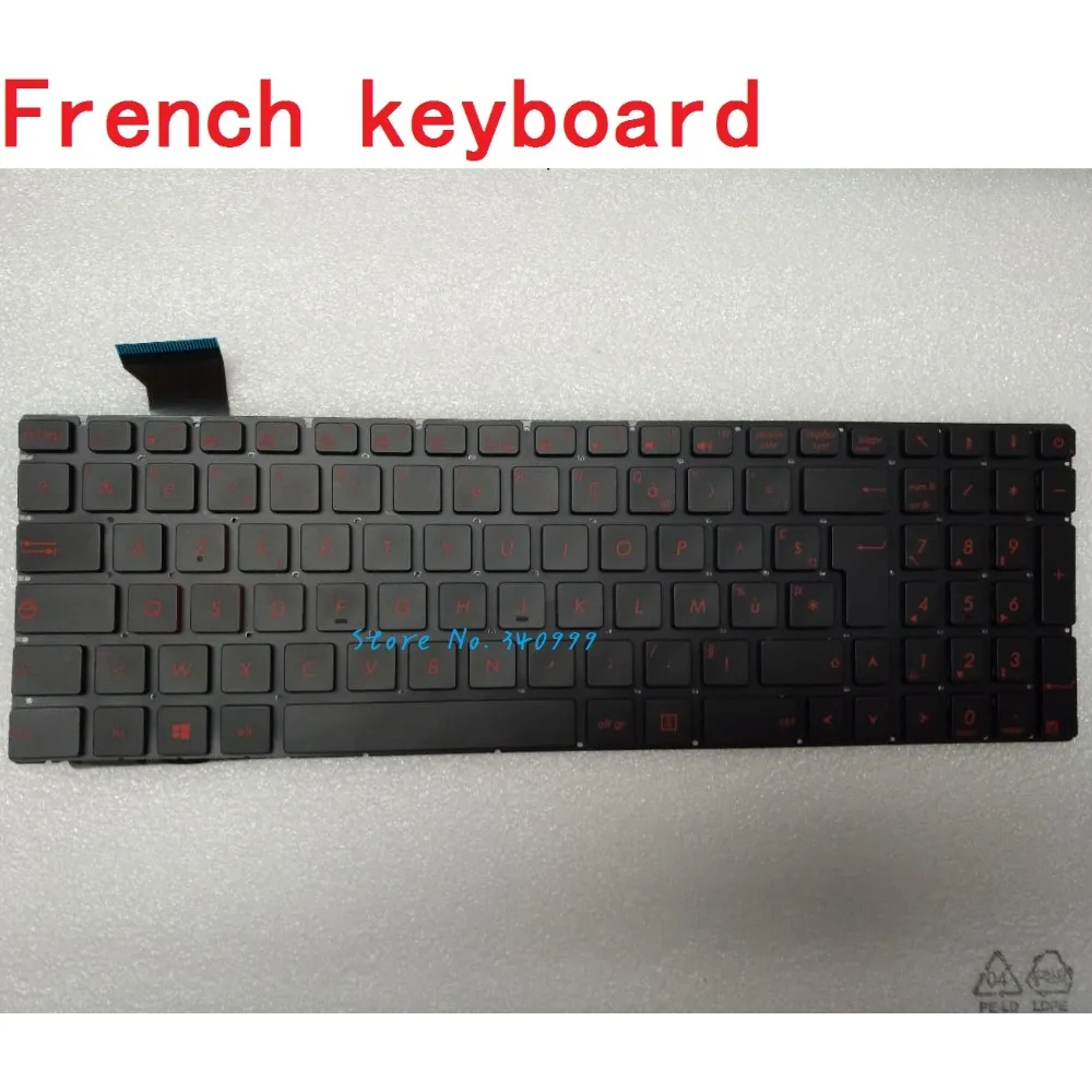 

Laptop keyboard for ASUS GL552V GL552VL GL552VW GL552VX GL552JX backlit FR keyboard clavier