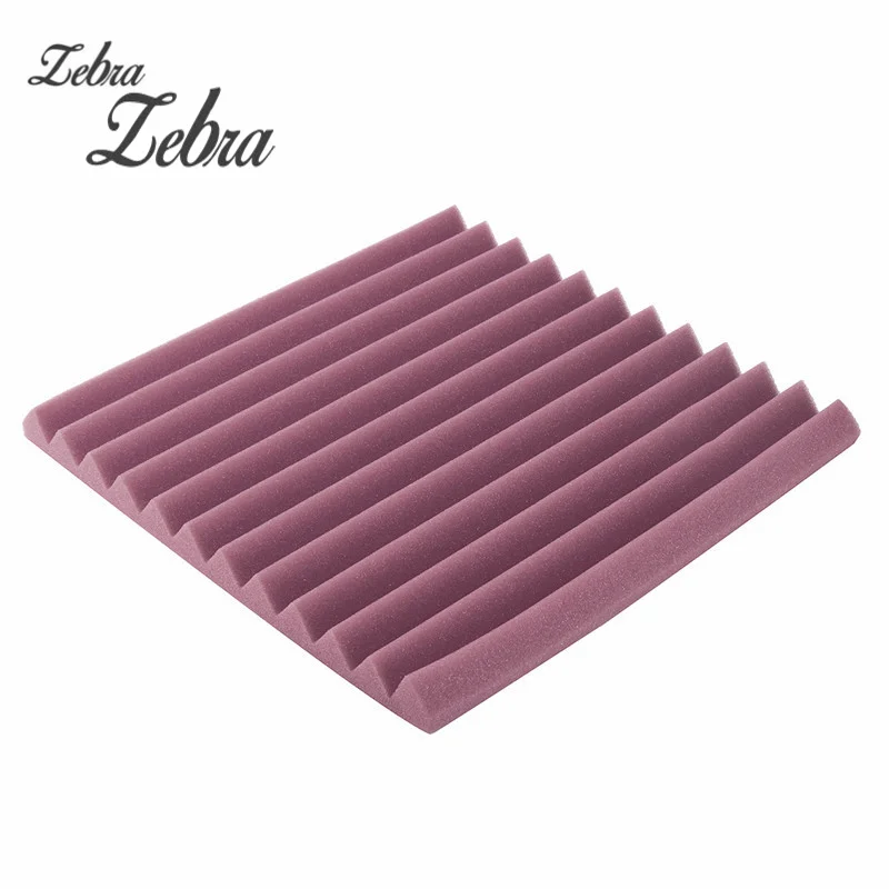 

Zebra 30x30x3cm Soundproofing Foam Acoustic Foam Sound Treatment Studio Room Absorption Wedge Tiles Polyurethane foam