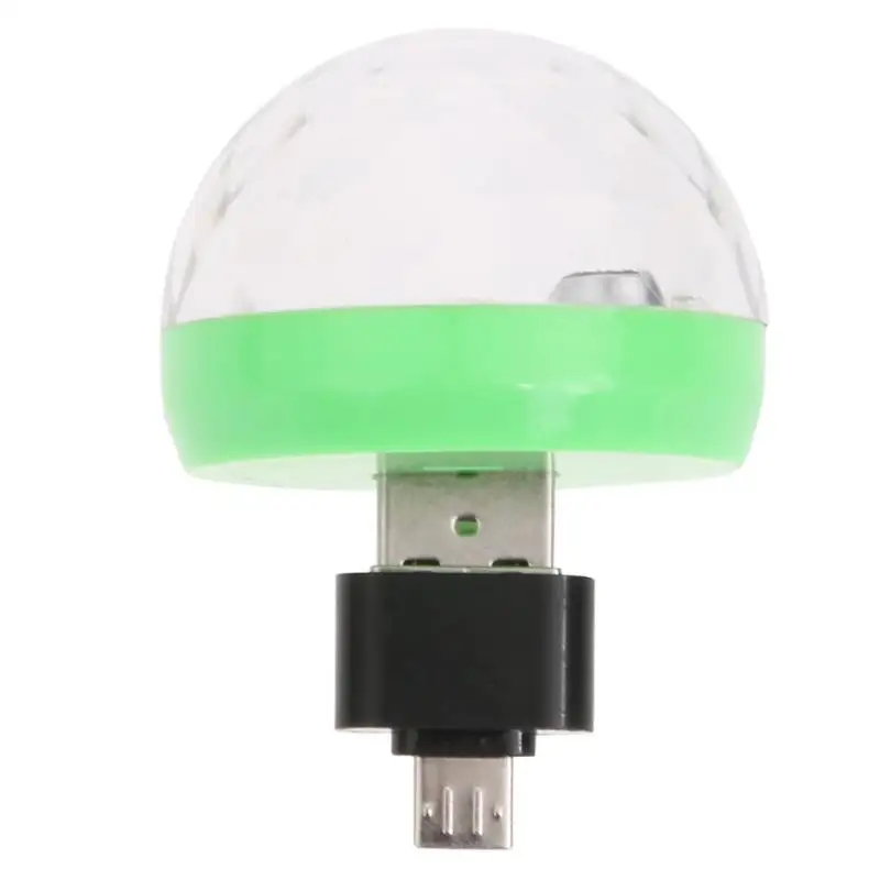 Luz estroboscópica DJ Mini USB LED Bola de música fiesta dj efecto de iluminación lámpara de escenario para KTV
