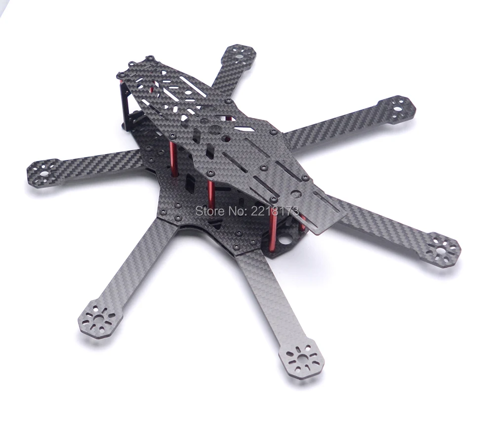 

RD290 RD 290 290mm Carbon Fiber Hexacopter Frame 6 Axis 3K Carbon Fiber For FPV Drone