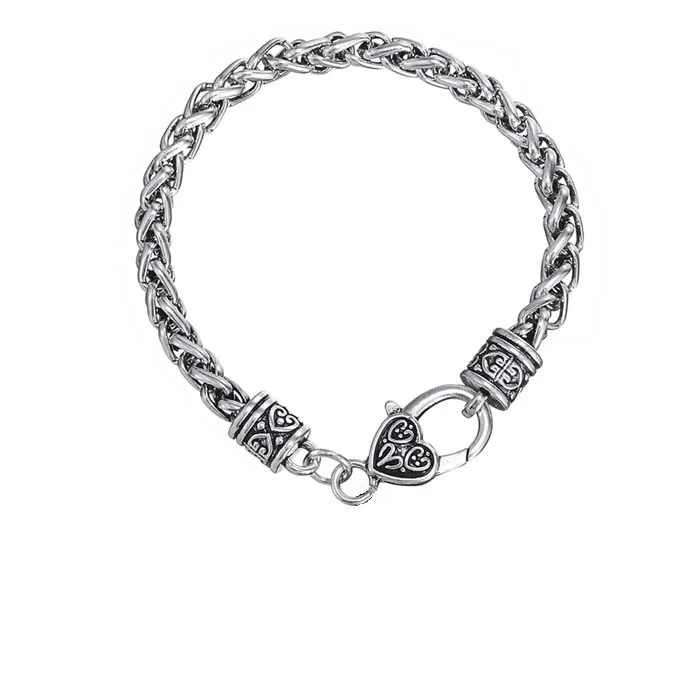Healthy-sport-for-footdball-mom-Heart-Charm-Bracelet