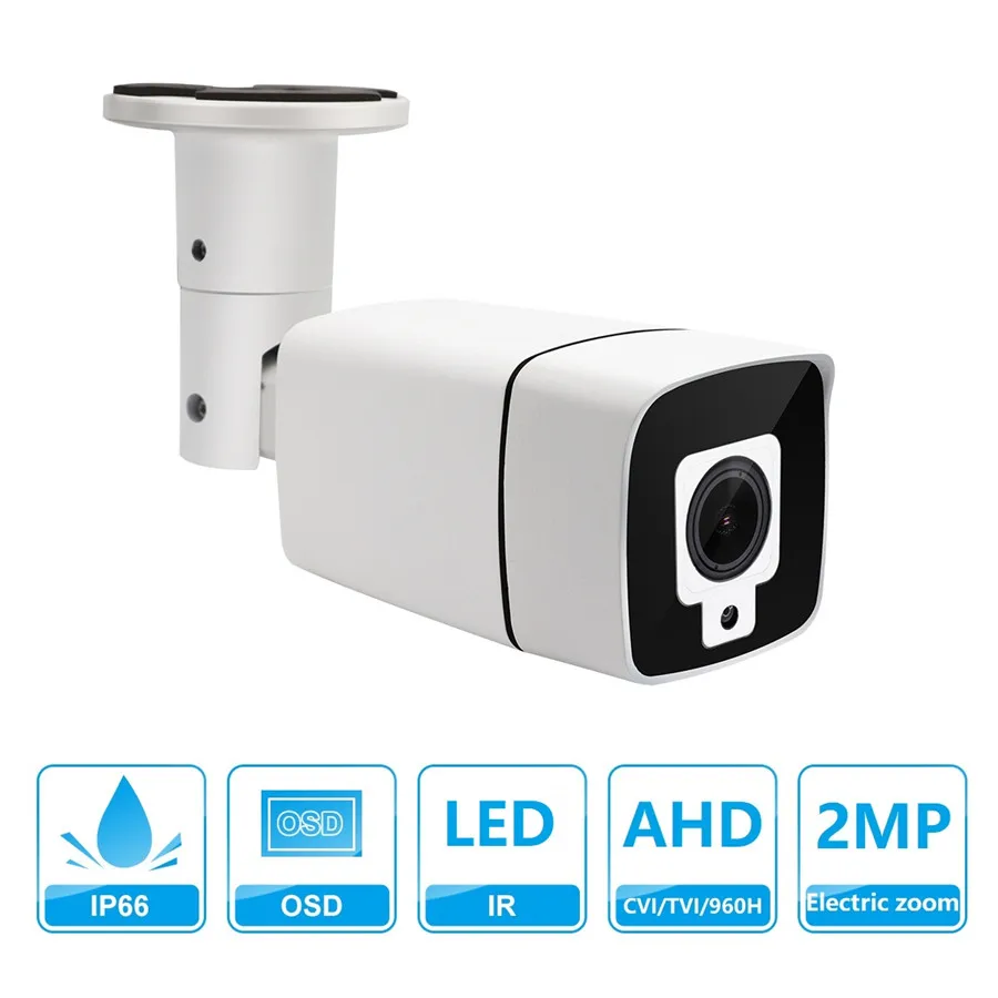 AHD Electric zoom Camera PAL NTSC HD IR 30m 2.8mm 12mm Infrared Night