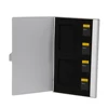 Silver 6 slots Memory Cards Holder Monolayer Aluminum 2 SD+ 4TF Micro SD Cards Pin StorageBox Case Protector ► Photo 1/6