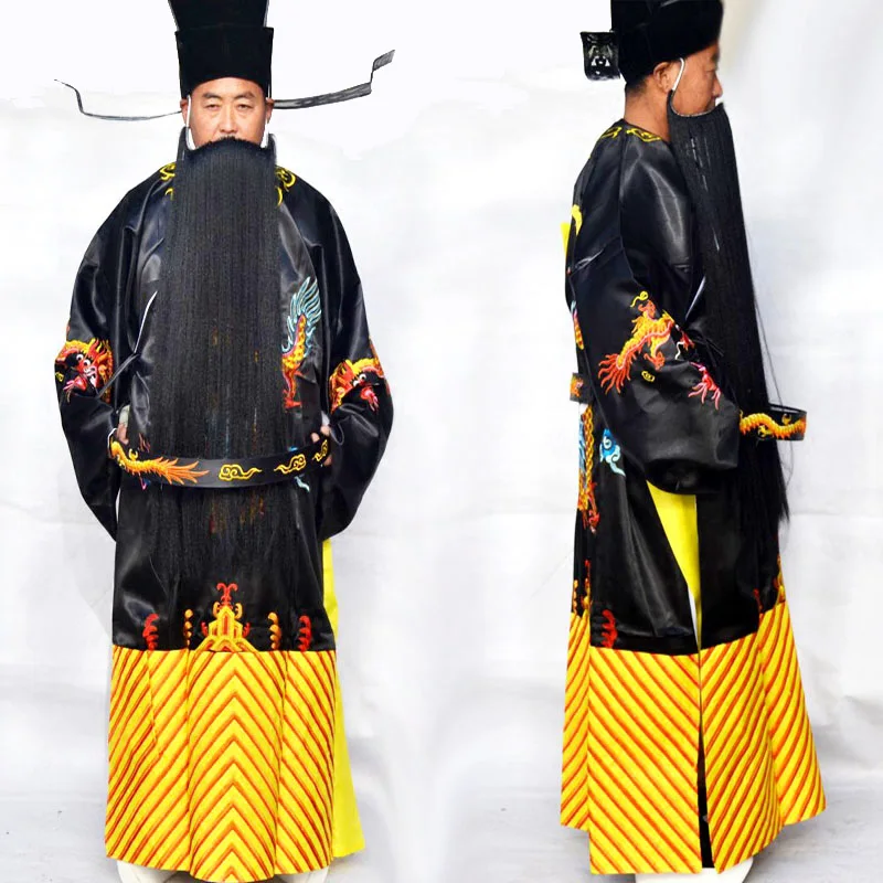 

Chinese ancient minister outfit Drama costume Oriental art stage wear classical Opera clothes hanfu male