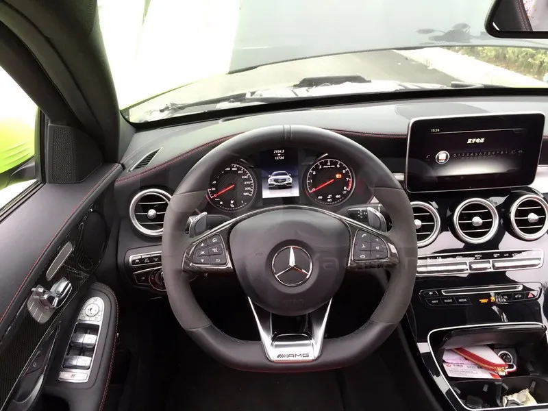 2015-2016 Mercedes Benz W205 C63 Interior Trim Kit DCF (38)