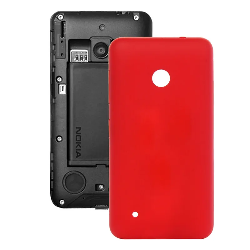 Сплошной цвет пластиковый аккумулятор задняя крышка для Nokia Lumia 530 - Color: Red