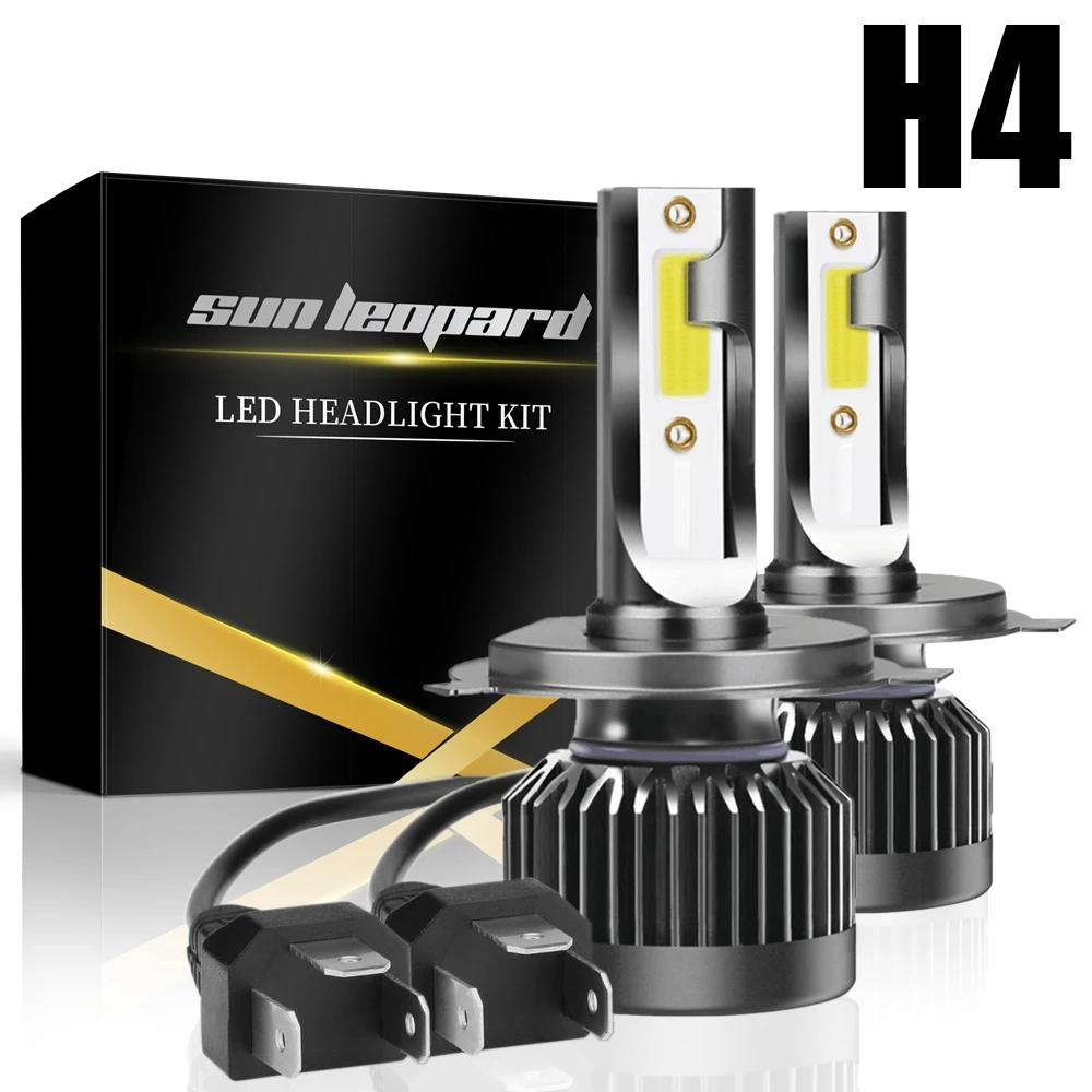 

Car LED Headlamp 2pcs 9-32V 6000K High Low Beam G2 Bulb H4 2LED COB 200W 20000LM Headlight Conversion Kit