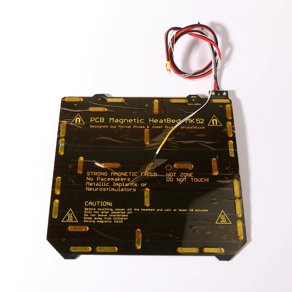 3d طابعة أجزاء استنساخ Prusa i3 3d طابعة ساخنة السرير المغناطيسي MK52 Heatbed 24 V/12 V الجمعية