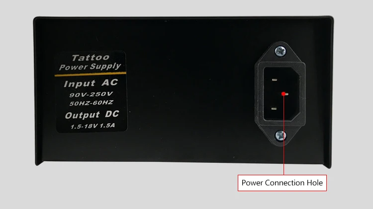 Горячая татуировки lcd цифровой двойной выход питания Высокое качество Черный источник питания для татуировки наборы машины