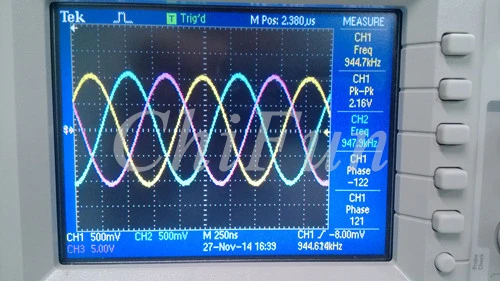 4 канальный генератор сигналов AD9959 500MSPS модуль DDS трехфазный источник сигнала