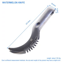 XYJ Marca Sandía Cuchillo de Cocina Herramientas de Buena Calidad de Acero Inoxidable Cuchillo de la Fruta del Melón Cortador Slicer Inicio Accesorios de Venta Caliente