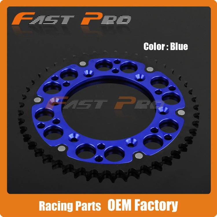 

51T CNC Rear Chain Sprocket For WR250F YZ250F YZ250 WR400F WR426F WR450F YZ450F Enduro Motocross MX Dirt Bike Off Road