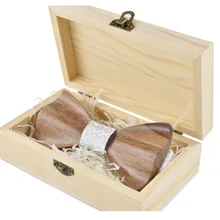 Mantieqingway классические деревянные Галстуки для мужские Нарядные Костюмы для свадьбы деревянный галстук-бабочка Hadkerchief комплект Bowknots Gravatas тонкий галстук с коробкой