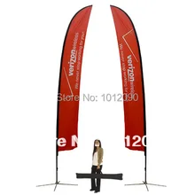 14pcs both sides printing Custom Feather Flag with free shipping to Australia