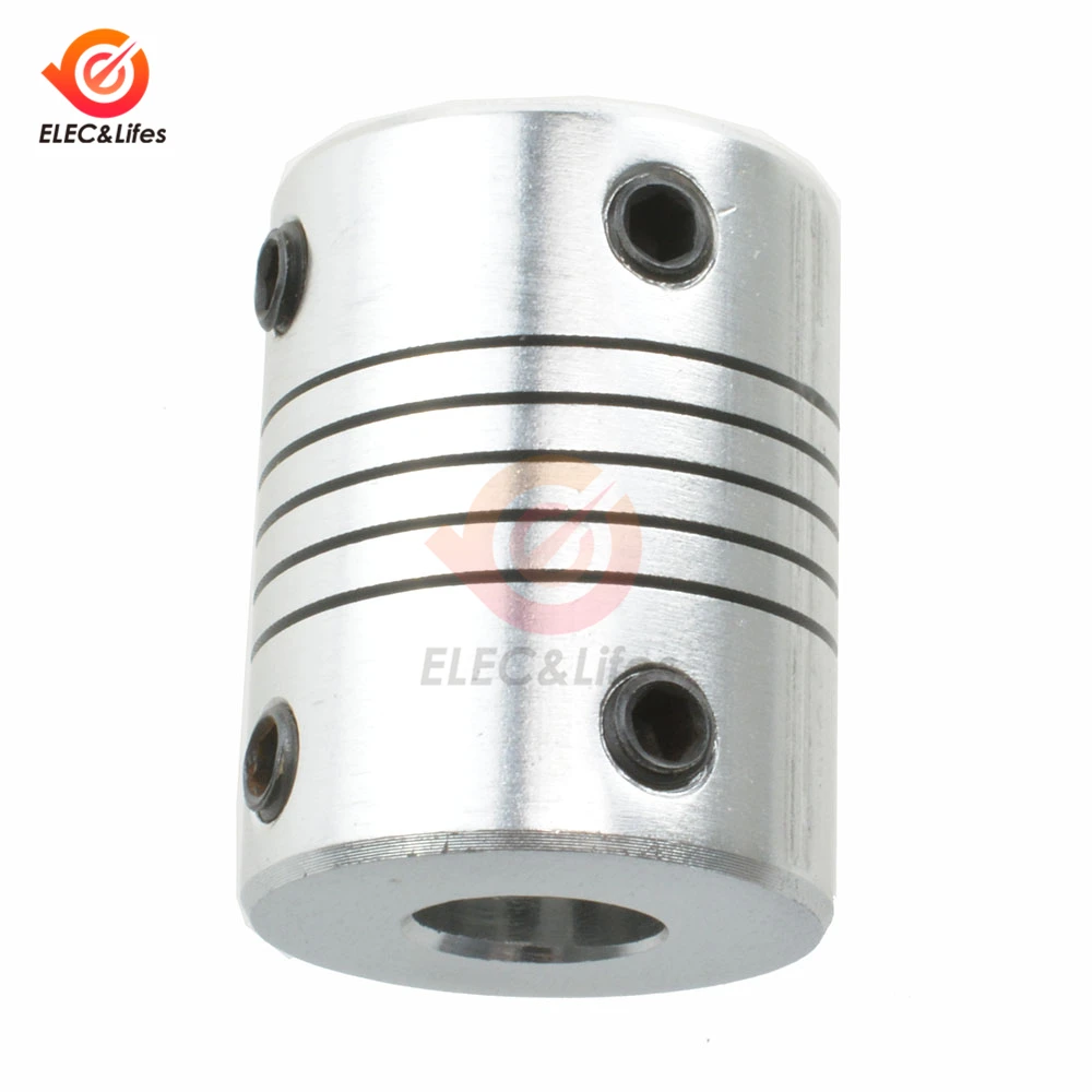 

2Pcs D19L25 Shaft Coupler 8x8mm Aluminum Alloy CNC Stepper Motor Flexible Winding Shaft Coupling Coupler Encoders Engraving