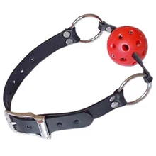 Flirting Harness Head Strap On Mouth Ball Gag Mouth Plug Oral Fixation Mouth Gags Sex Toys for Women