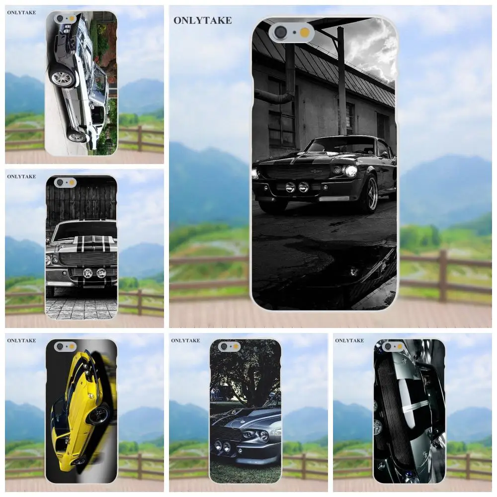 

Soft New Fashion For Apple iPhone 4 4S 5 5C SE 6 6S 7 8 Plus X Galaxy Grand Core II Prime Alpha 1967 Ford Mustang Shelby Gt500