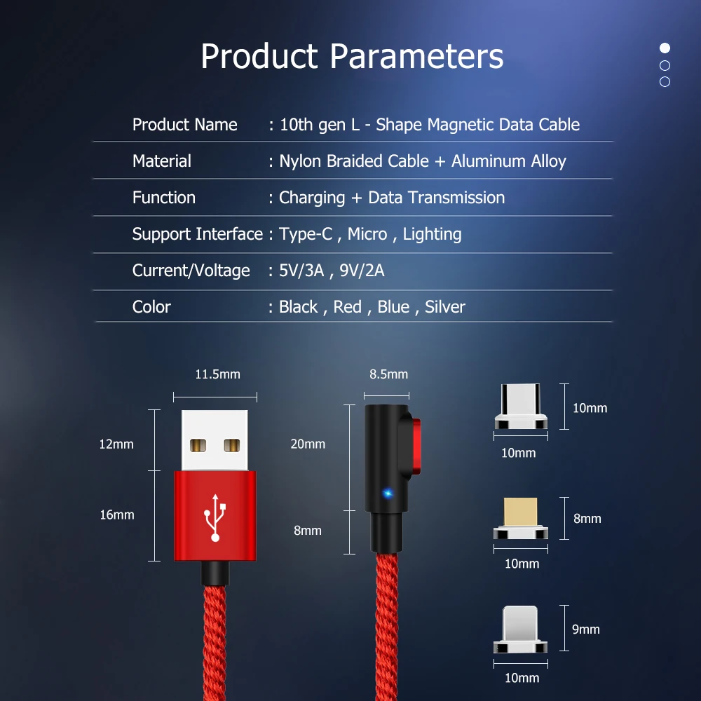 Магнитный кабель A.S 90 градусов USB C Micro usb type C Быстрая зарядка Micro usb type-C магнитное зарядное устройство для iPhone Xs MAX Xiaomi usb-c