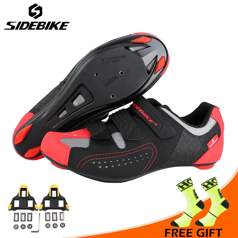 

Sidebike Men Women Road Bike Shoes Ultralight Self-locking Cycling Shoes Athletic Road Highway Bicycle Shoes Sapatos ciclismo