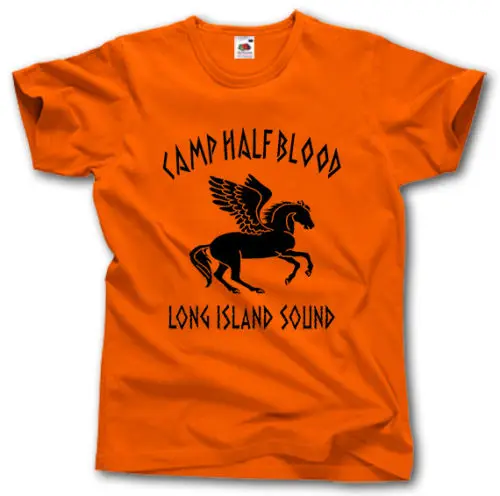 

Camp Half Blood Long Island Sound t-shirt Greek Mythology Pegasus Percy Jackson Cool Casual pride t shirt men Unisex Fashion