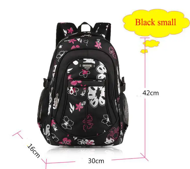 black small Новые детские школьные рюкзаки для девочек и мальчиков, высококачественный Детский рюкзак, рюкзак для начальной школы, Mochila Infantil, на молнии - Цвет: black small