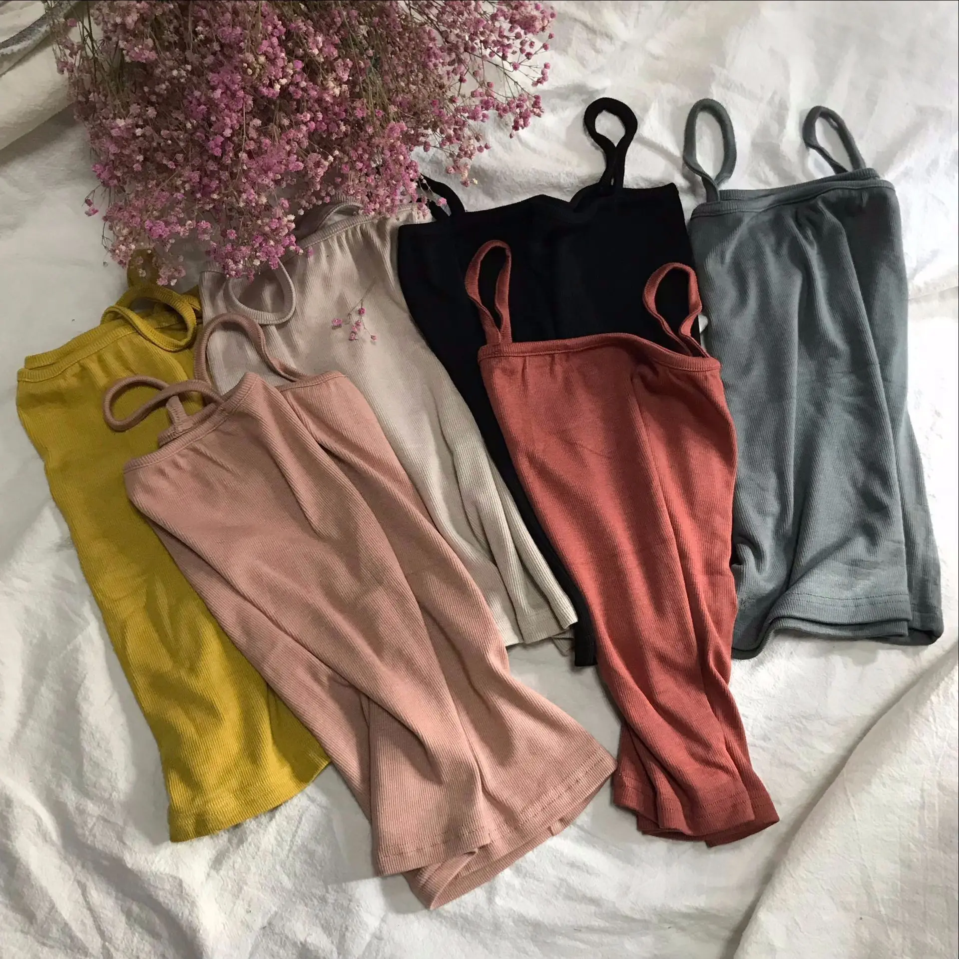 

2019 Sale Promotion Polyester Top Cropped Feminino Oodji High Quality Fabric, One Shoulder, Comfortable, Super Elastic Vest