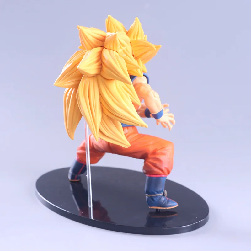 Dragon Ball Z Goku Super SaiYan 3 Kneeling Wave шоколадная щетка Saiyan 3 Blood ПВХ фигурка DBZ Коллекция Модель 20 см