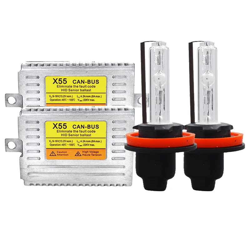 

AC 55W Fast Start Canbus HID Xenon Kit Cnlight Bulb Xenon H1 H3 H7 H11 HB3 HB4 9012 D2H Error Free DLT X55 Canbus HID Ballast