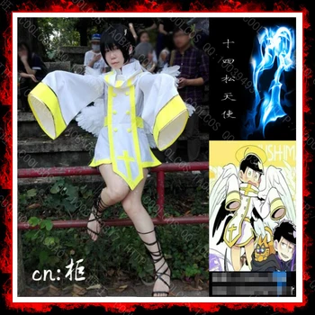 

Osomatsu-san Jyushimatsu Angel Uniforms Cosplay Costume Free Shipping
