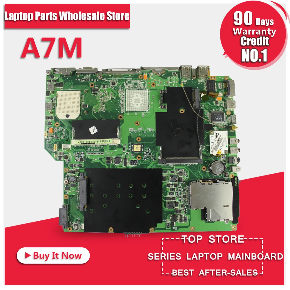 

100% Origional Laptop motherboard A7M for asus 90days warranty