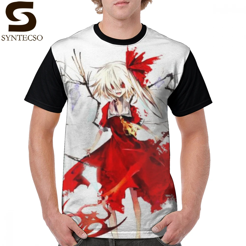 Touhou Project T Shirt Touhou Project-Flanders Scarlette T-shirt футболка с коротким рукавом, футболка с графическим принтом, 100 хлопок, футболка Touhou Project T Shirt Touhou Project-Flanders Scarlette T-shirt футболка с коротким рукавом, футболка с графическим принтом, 100 хлопок, футболка