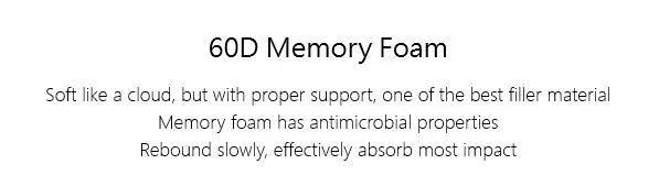 60d memory foam