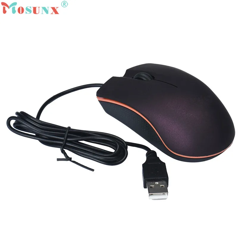 Mosunx оптическая USB Проводная 100 см игровая мышь с точностью 1200 dpi для ПК ноутбука