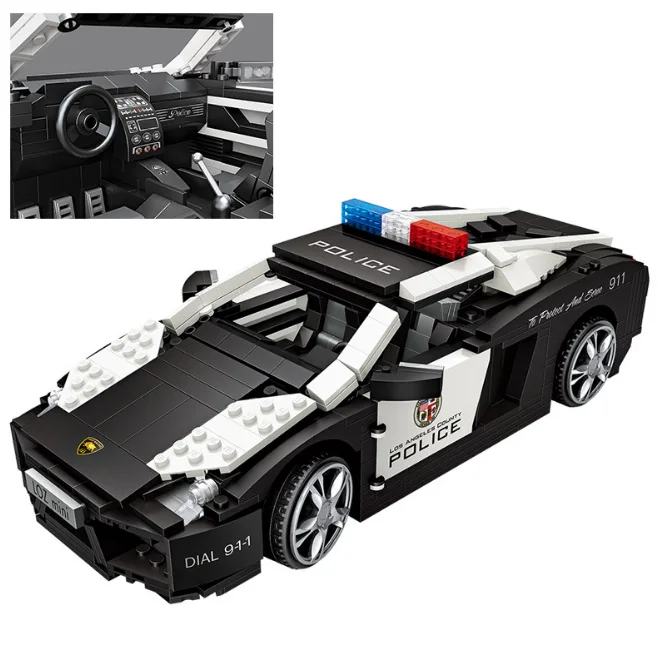

DIY creators mini diamond micro building block sports car model nanoblock bricks educational model toys for children gifts