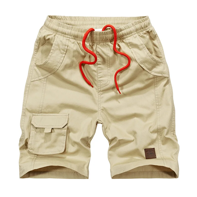 ICPANS мужские повседневные шорты из хлопка с карманами Бермуды мужские черные армейские Шорты Cargo мужские летние шорты размера плюс 4XL 5XL