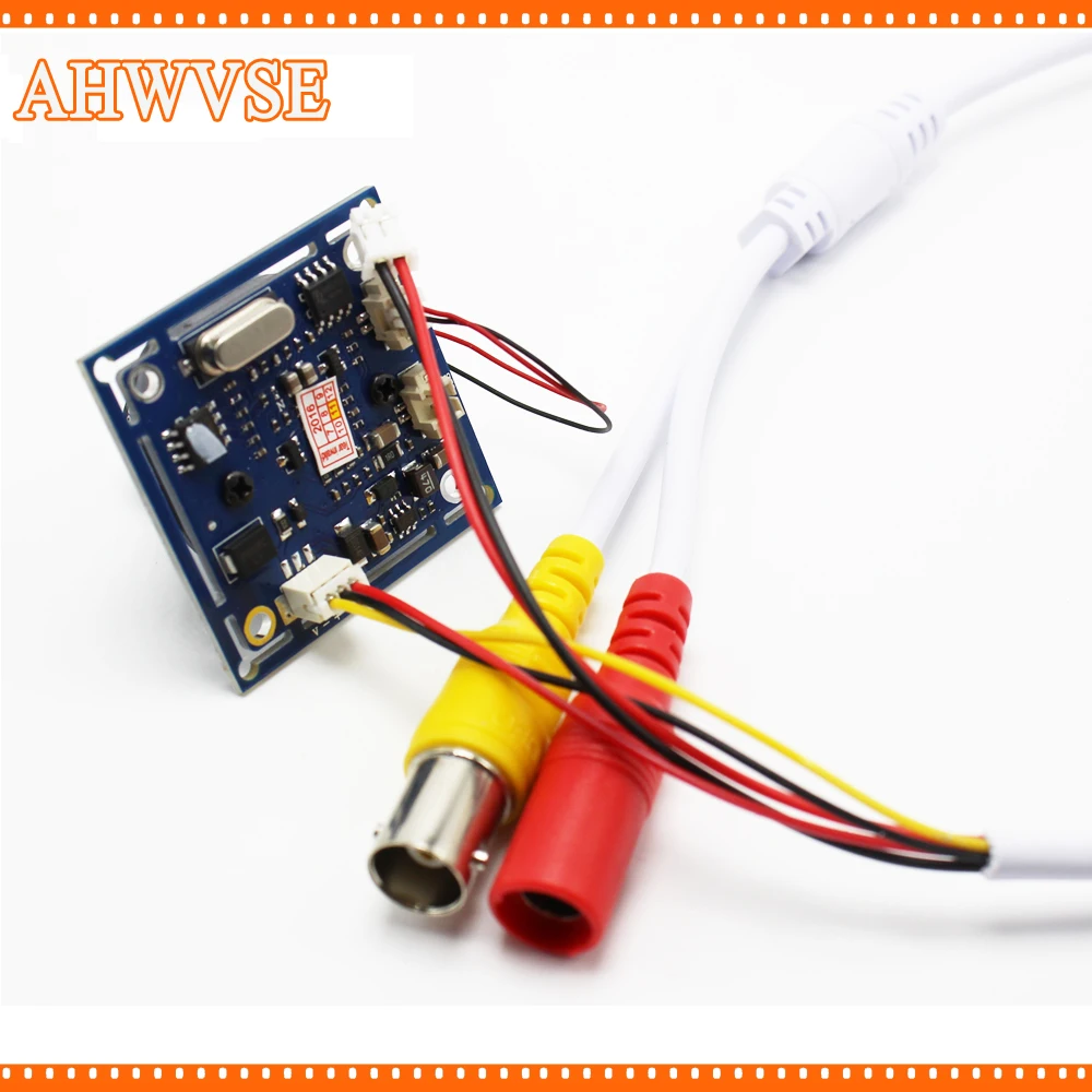  AHWVSE HD 1200TVL CCTV Camera module board with IR-CUT and BNC cable - 32784790825