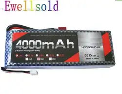 Ewellsold 35C 7.4 В 4000 мАч литий-полимерный аккумулятор для автомобиля RC самолет Радиоуправляемый квадрокоптер
