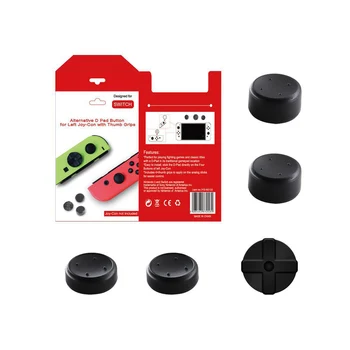 

For Nintend Switch NS Alternative D-Pad Dpad button Direction Key Cross Button for Switch NS Left Joy-con With 4pcs Thumb Grips
