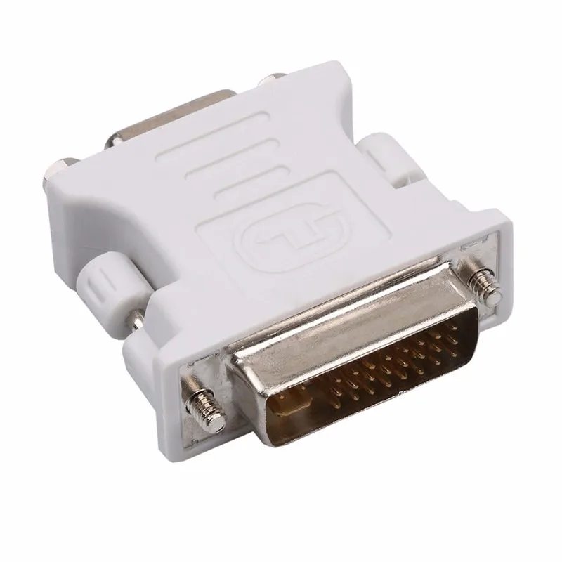 High quality 24+5 pin DVI Male to Female VGA Converter Connector to VGA Monitor Projector Wholesale